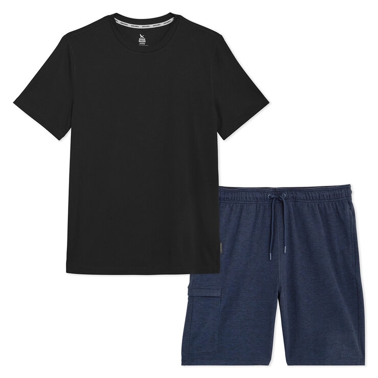 Eddie Bauer Pijama para Caballero Negro Grande