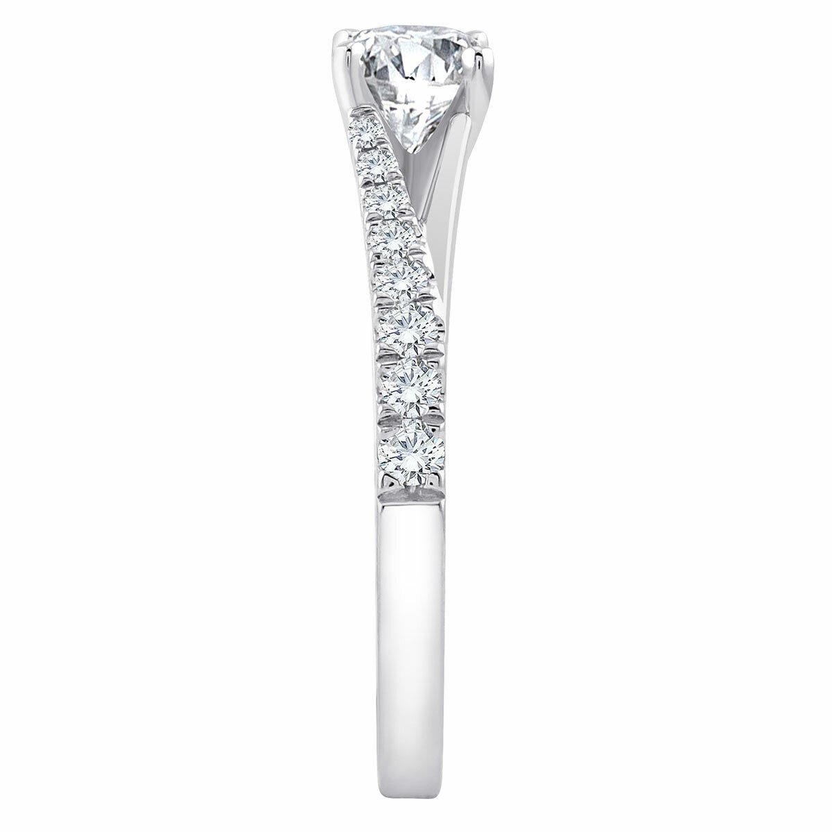 Anillo, 0.97ctw, en Platino