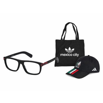 Adidas OR5142@55002 Armazón Oftálmico + Tote Bag Mexico City + Gorra México Tricolor. Adidas OR5142@55002 Armazón Oftálmico + Tote Bag Mexico City + Gorra México Tricolor.