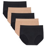 Carole Hochman Ropa interior para Dama 5 piezas Negro Mediana Carole Hochman Ropa interior para Dama 5 piezas Negro Mediana