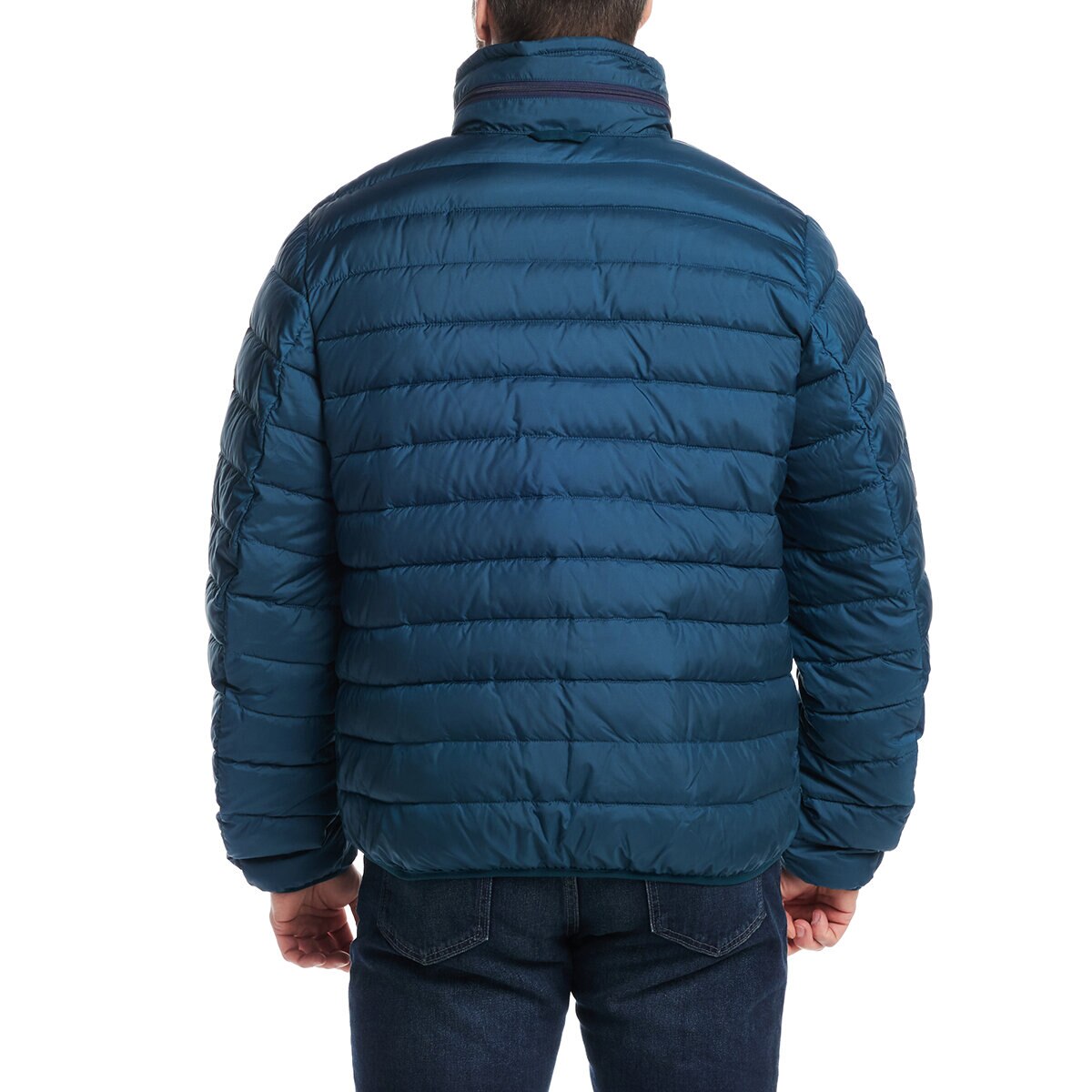 Weatherproof Chamarra empacable para Caballero Verde Extra Grande
