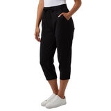 32 Degrees Cool Pantalones Capri para Dama Negro Mediana