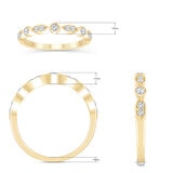 Anillo, Diamantes 0.23ctw, Oro Amarillo