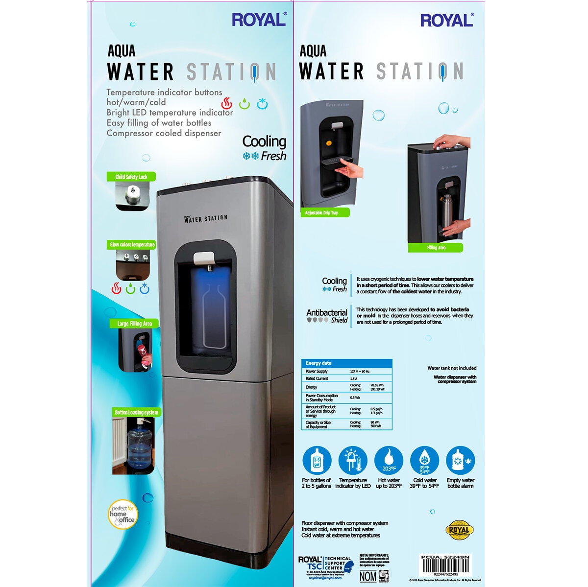 Dosificador de Agua Royal Aqua Freeze