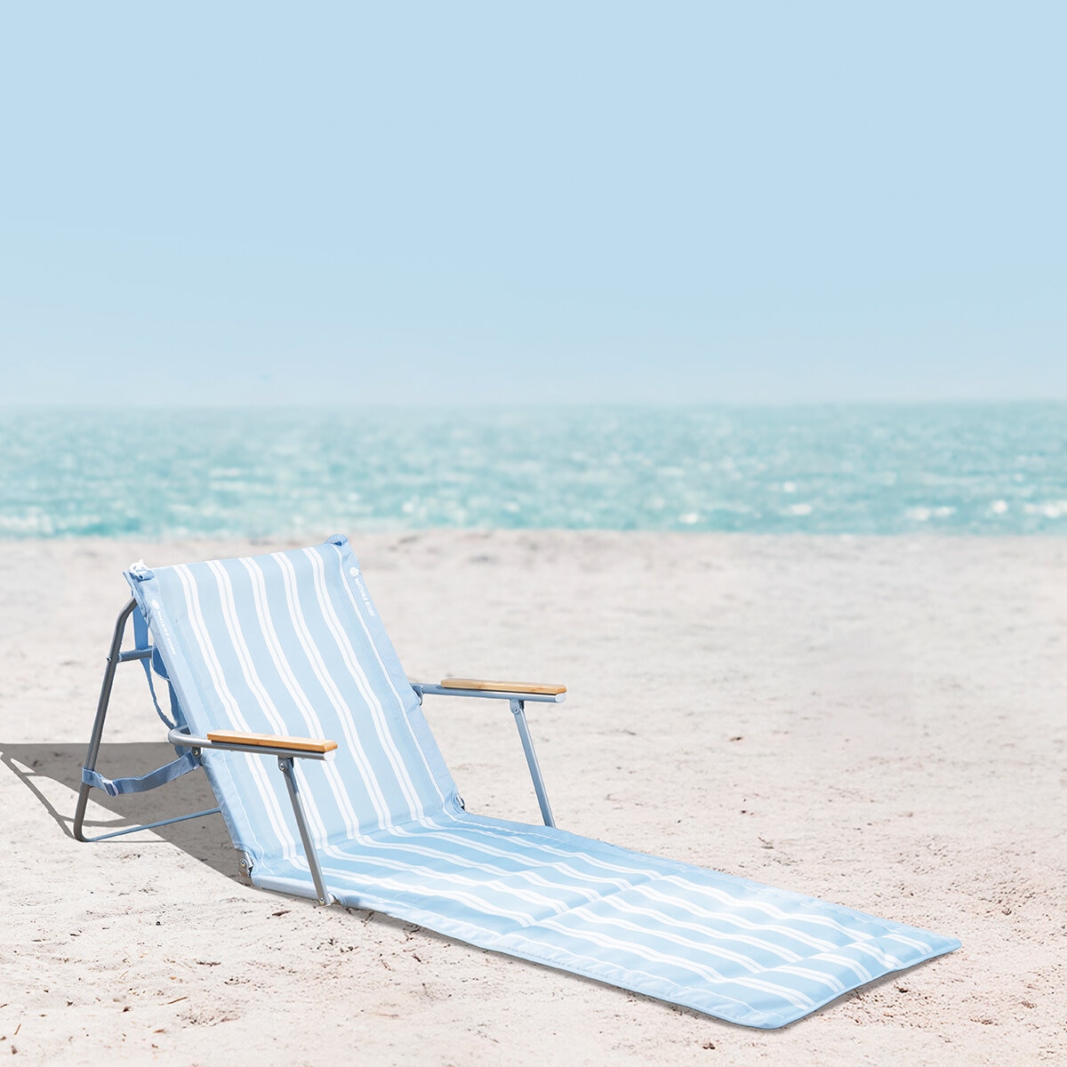 Westfield Camastro de Playa con Apoyabrazos de Bambú