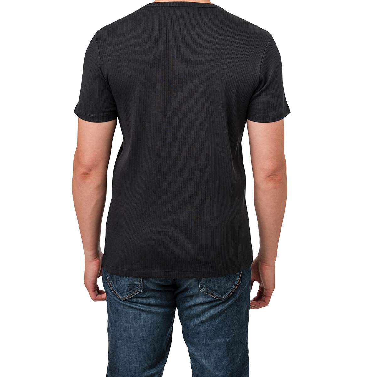 Rough Dress Playera para Caballero Negro Chica
