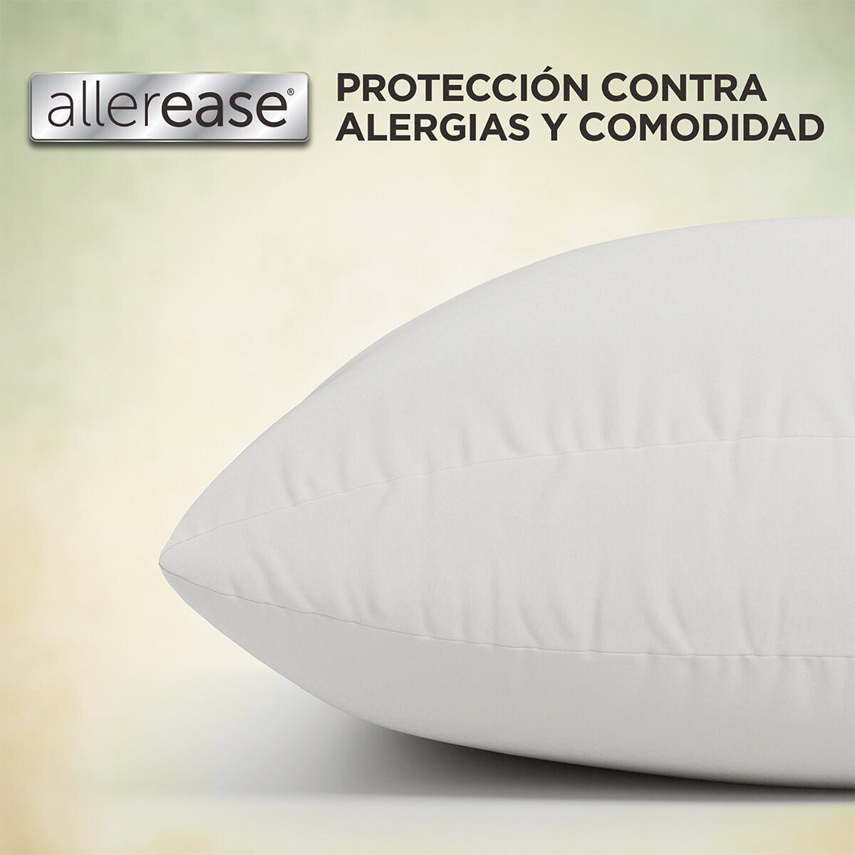 AllerEase Almohada Jumbo con Funda Organica, 2 Piezas