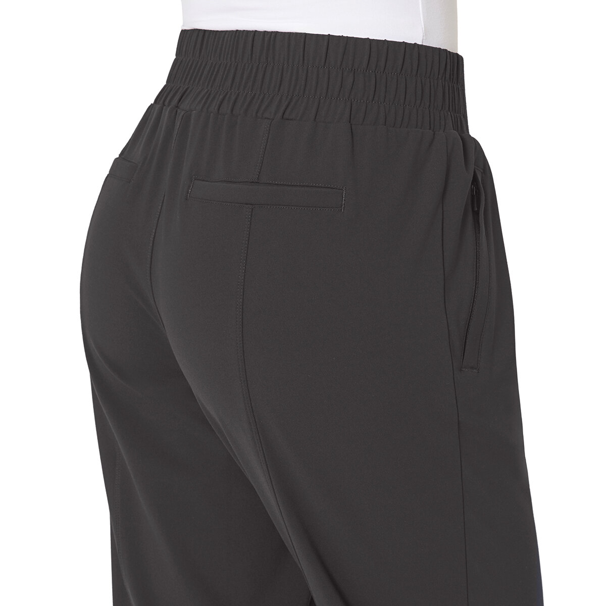 Mondetta Pantalones Capri para Dama Negro Extra Grande