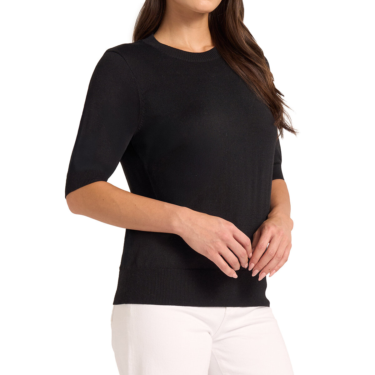 Matty M Blusa para Dama Negro Grande