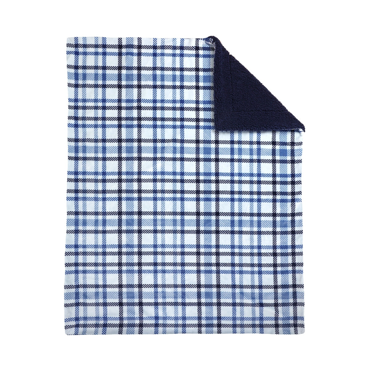 Life Comfort, Frazada Individual, Modelo Cuadros