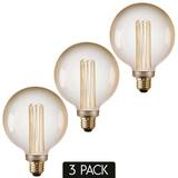 AKSI, 3 Focos Decorativos LED Vintage Globo