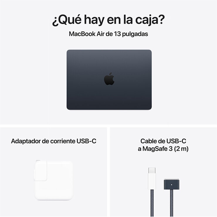 Apple MacBook Air 13" Chip M4 256GB Medianoche