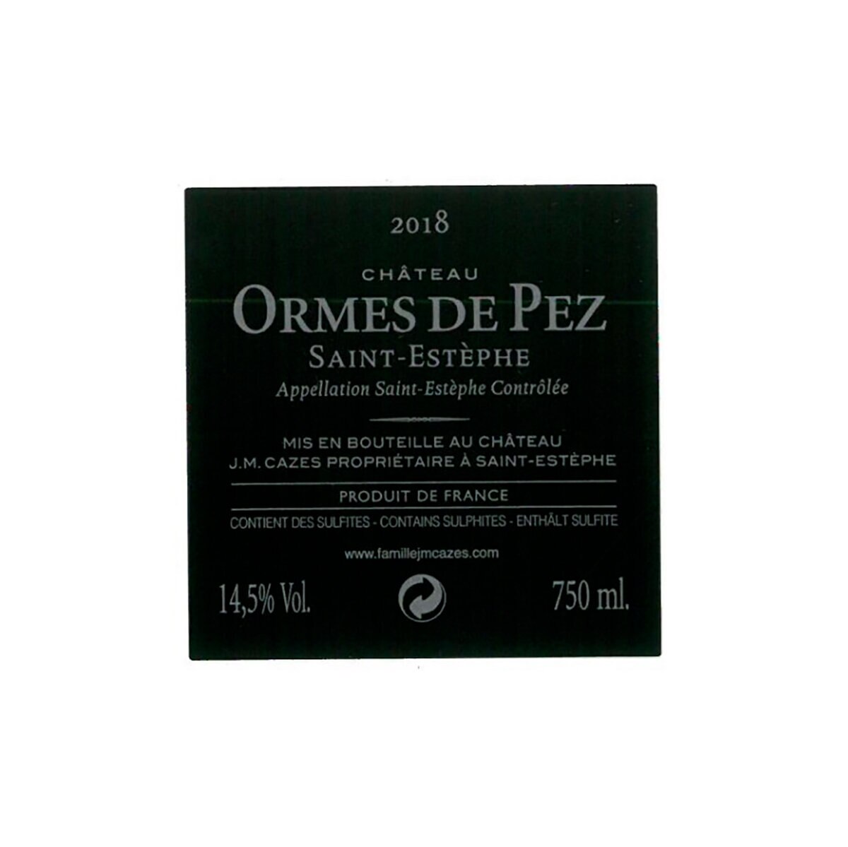 Vino Tinto Ormes de Pez 2018 750 ml