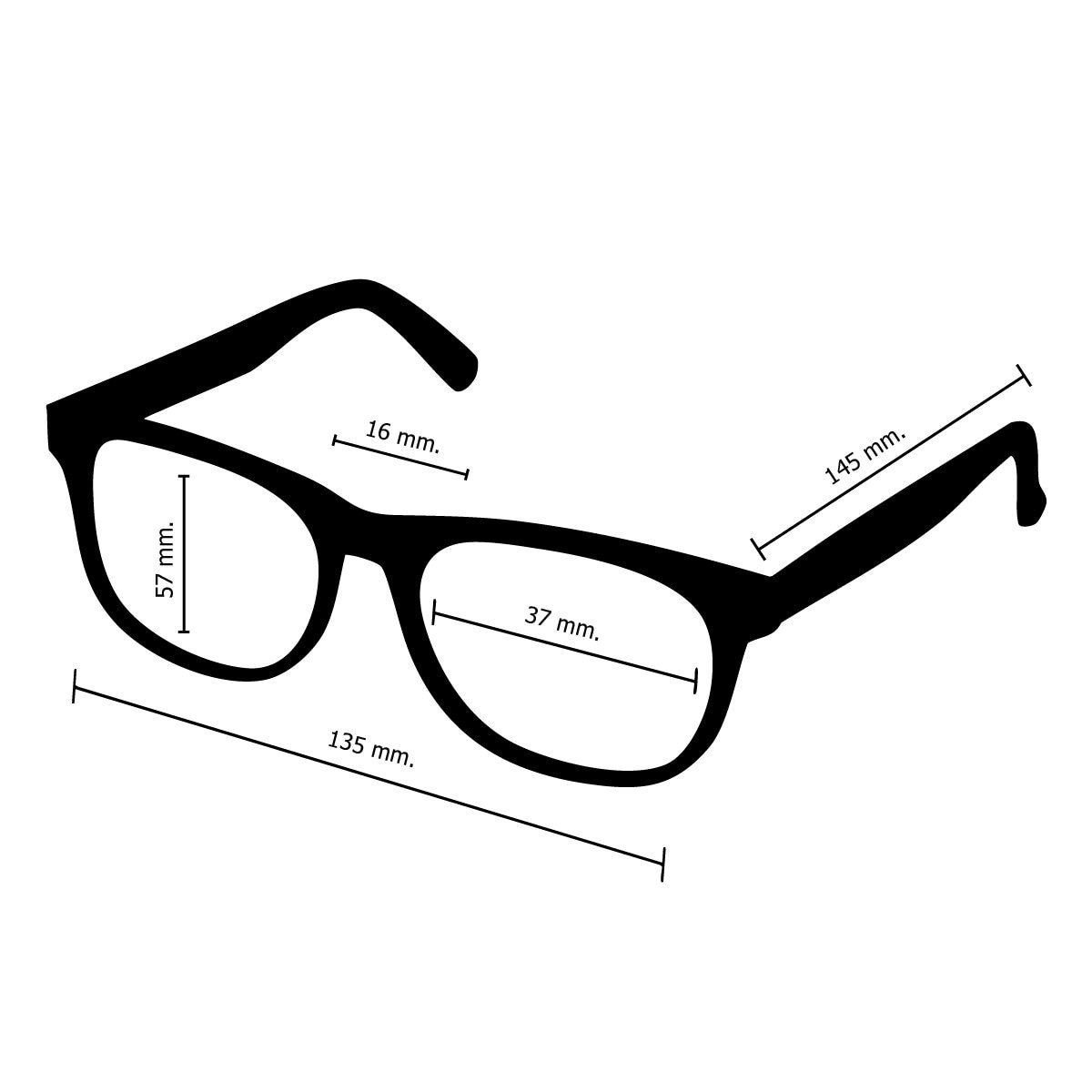 Tumi VTM.00019.03BQ.57 Armazón Oftálmico