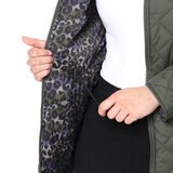 Nicole Miller Original Chamarra reversible para Dama Verde Mediana