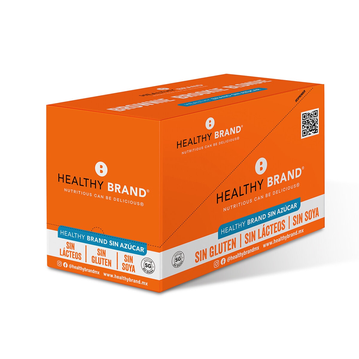 Healthy Brand Brownies Keto 10pzas de 45g c/u