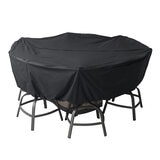 Agio, Nicolet Comedor Alto con Fogatero para Jardín de 7 piezas Agio, Nicolet Comedor Alto con Fogatero para Jardín de 7 piezas