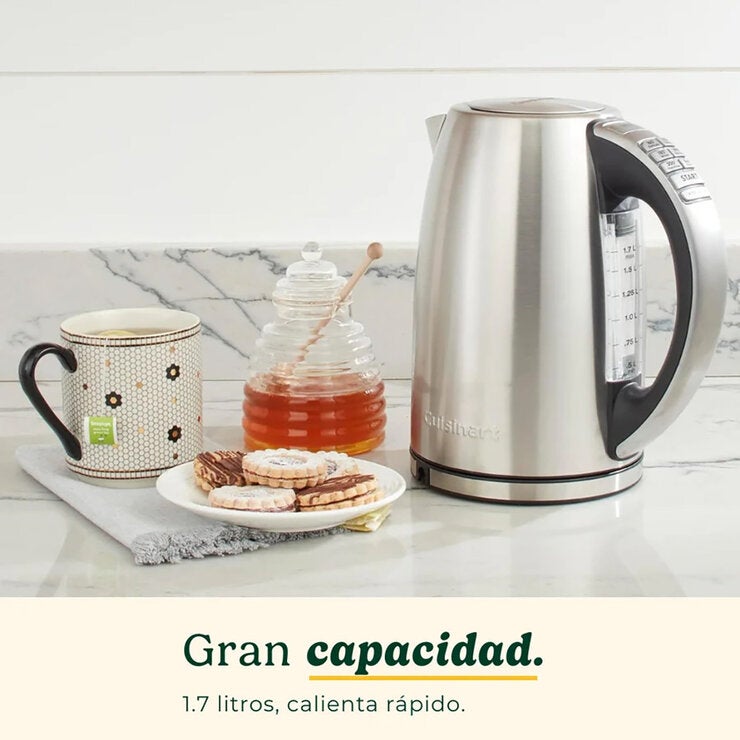 Cuisinart, Tetera programable eléctrica inalámbrica, 1.7 L