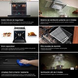 Samsung Combo de Estufa 6 Quemadores y Campana 90cm Samsung Combo de Estufa 6 Quemadores y Campana 90cm