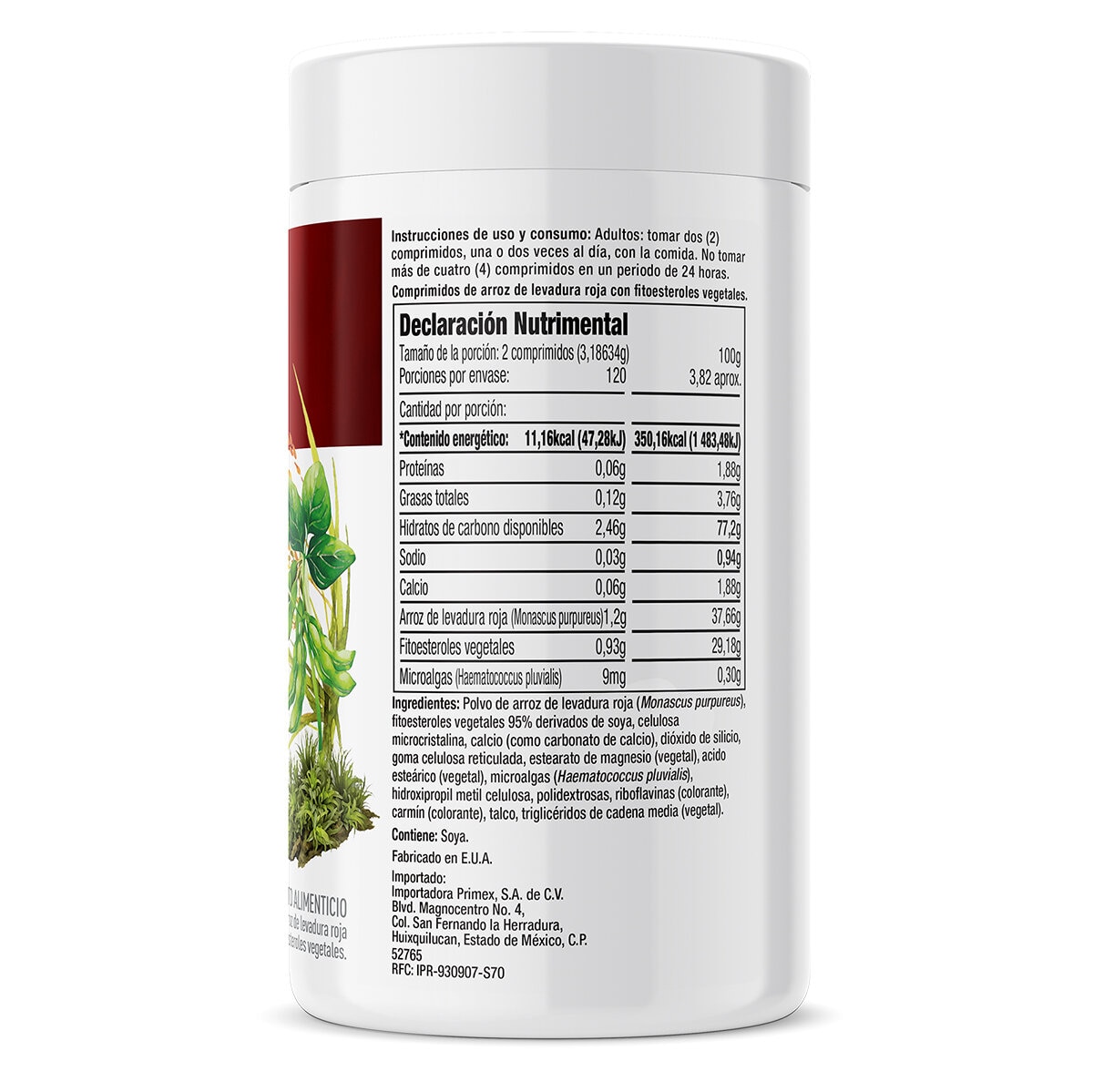 Weider Arroz de Levadura Roja 240 comprimidos