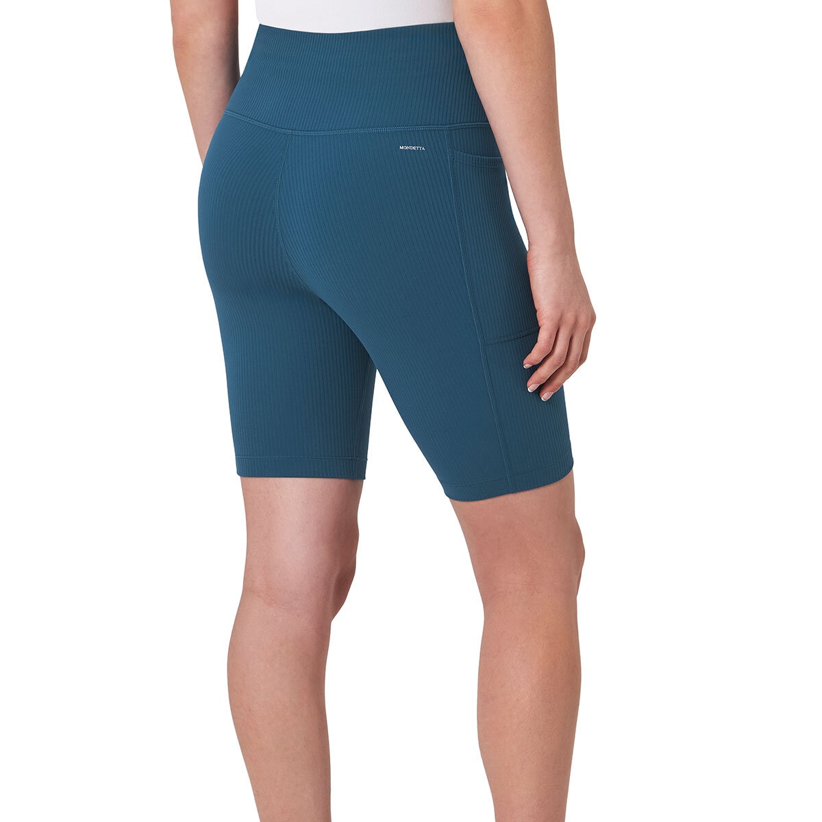 Mondetta Shorts Deportivos para Dama Azul Extra Grande