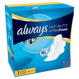 Always Infinity Flex Foam, toallas femeninas (50 piezas)