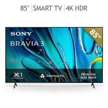 Sony Pantalla 85” 4K UHD Google TV