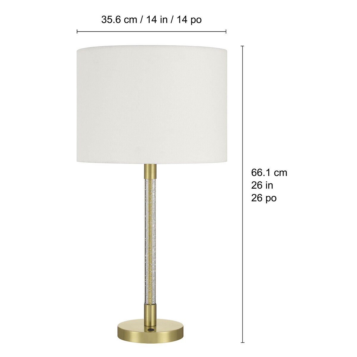 Bridgeport Designs, Lámpara de Mesa