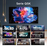 TCL Pantalla 55" QLED 4K Google TV 55Q5K
