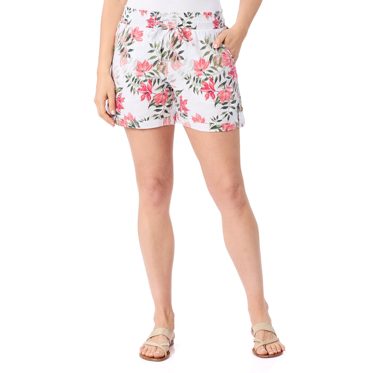 Briggs Shorts Tipo Lino para Dama Varias Tallas y Colores