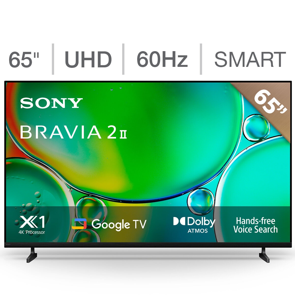 Sony Pantalla 65" BRAVIA II UHD 4K Google TV
