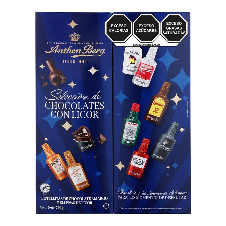Anthon Berg Selección de Chocolates con Licor 750 g