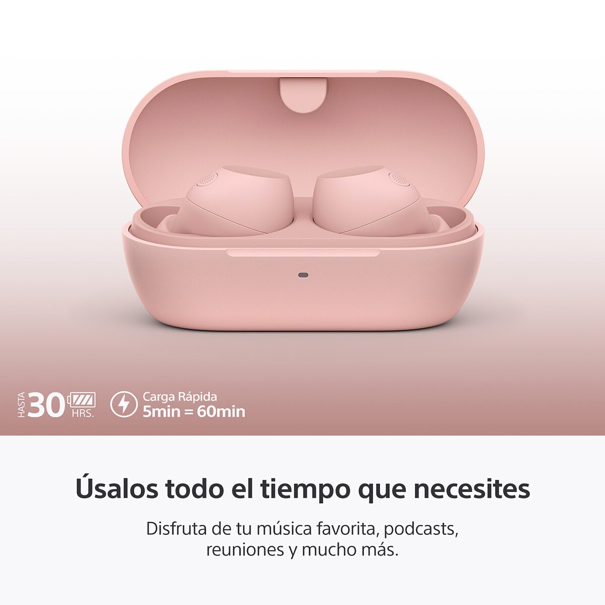 Sony Audífonos WF-C710N Rosa Sony Audífonos WF-C710N Rosa