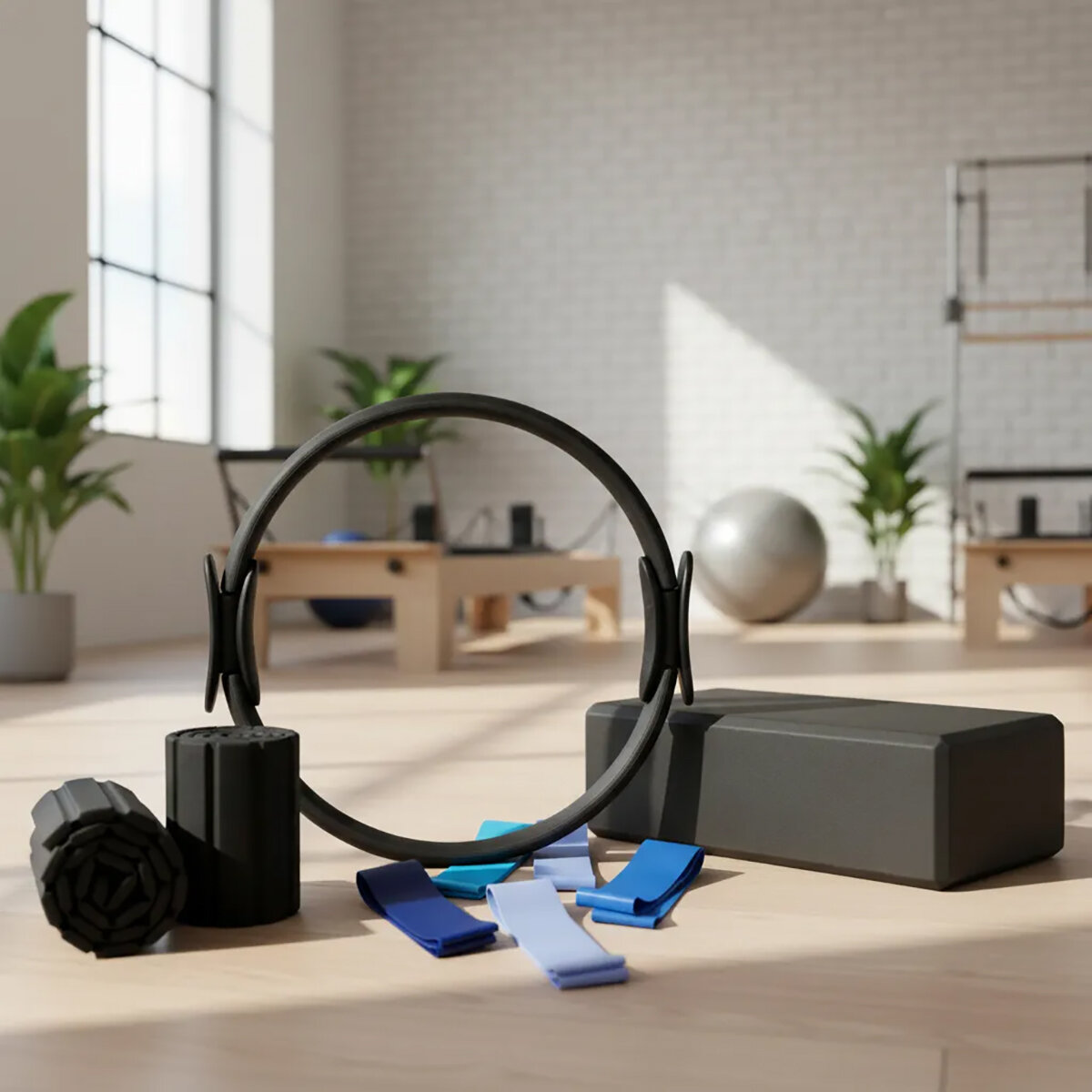 Active Core Pilates Essentials Toning Kit Azul