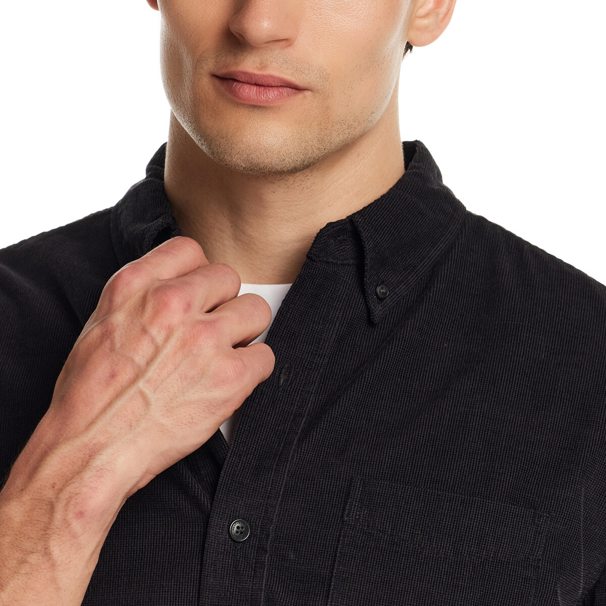 Weatherproof Vintage Camisa para Caballero Gris Chica