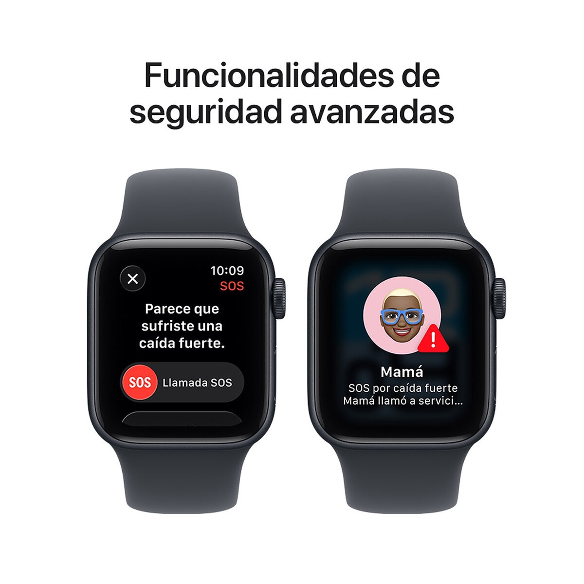 Apple Watch SE 3 (GPS + Celular) 40mm Aluminio Medianoche + Correa Deportiva Medianoche - Talla M/L
