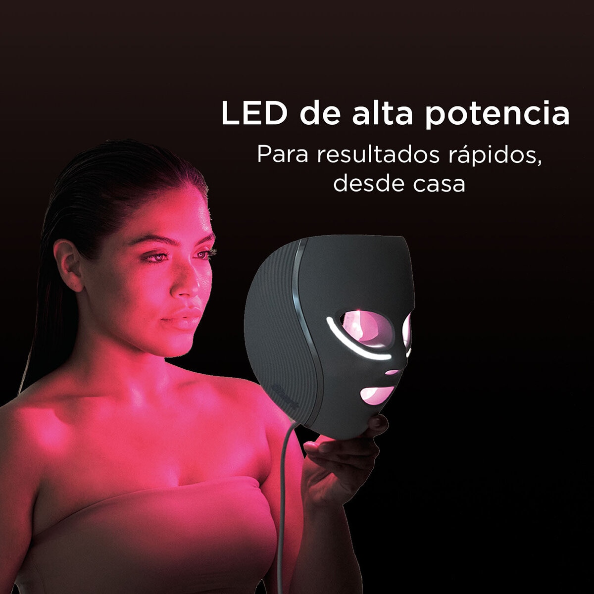 Shark CryoGlow Máscara de Luz Led, Azul