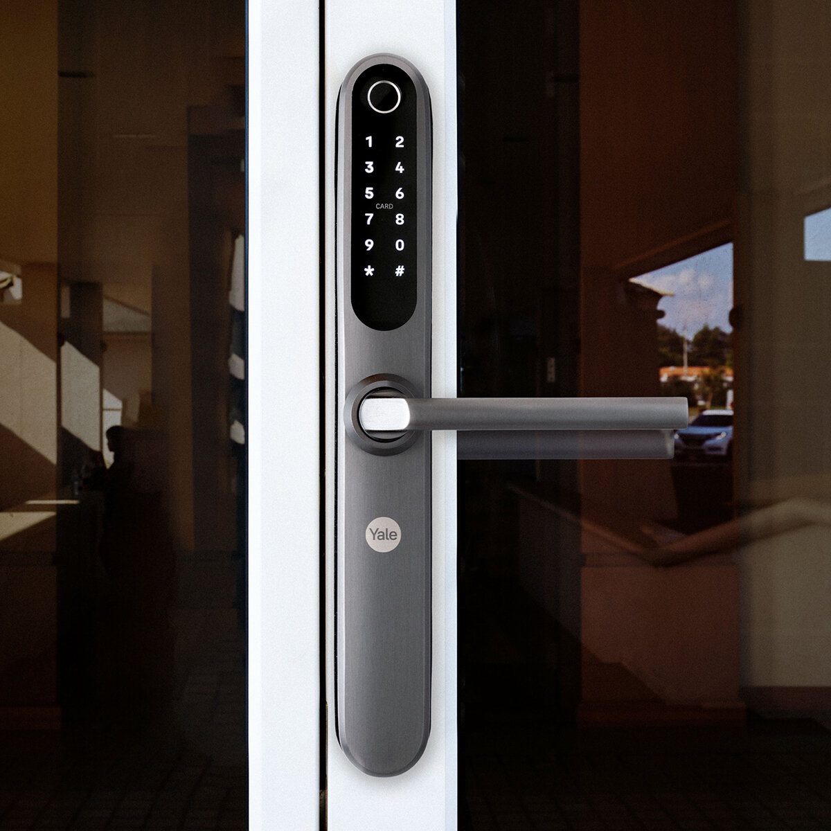 Cerradura Digital YSD100 para Puertas de Aluminio Negro
