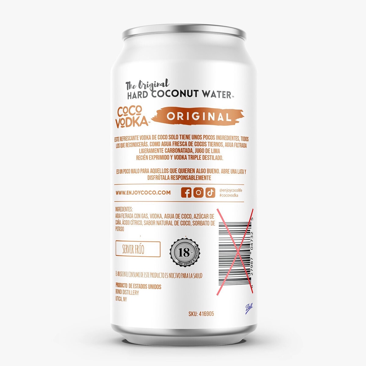 Coco Vodka Bebida Preparada 8 de 355ml