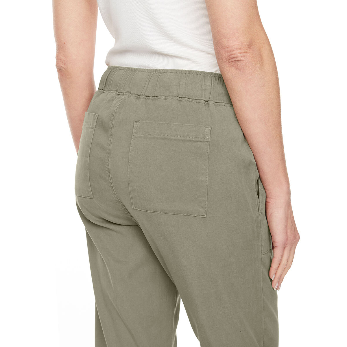 Buffalo David Bitton Pantalones para Dama Verde Grande