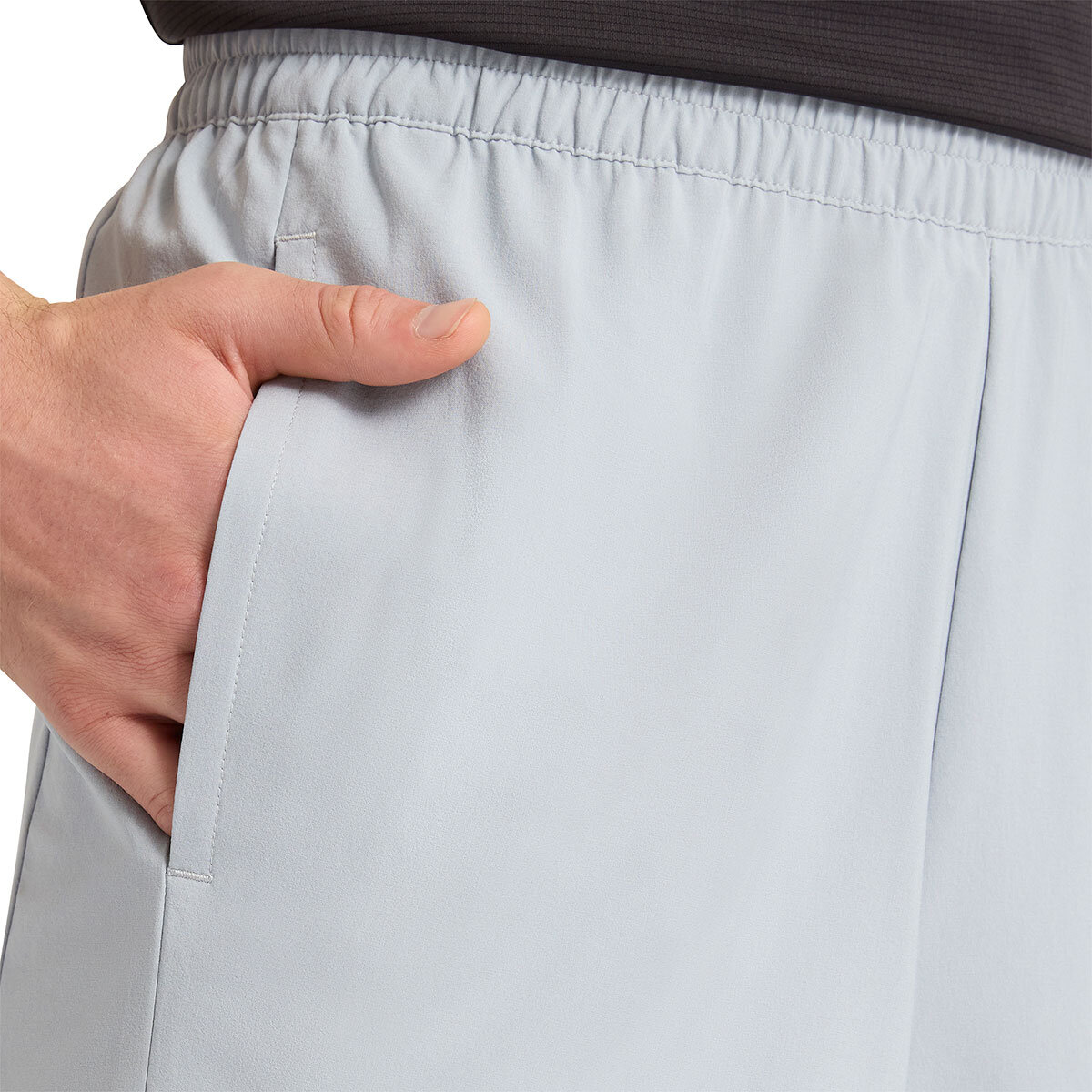 Puma Shorts Deportivos para Caballero Gris Chica