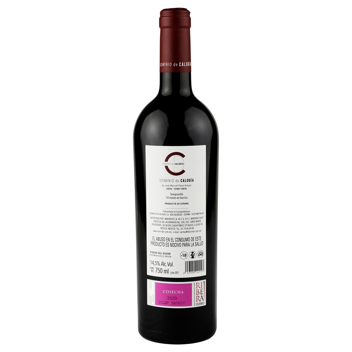 Vino Tinto Dominio de Calogía 750ml