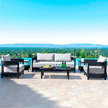 Abbyson, Santino Sala para Jardin de 6 Piezas