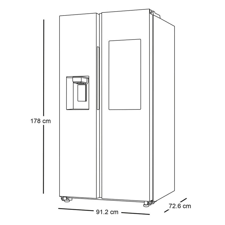 Samsung Refrigerador 22' Side by Side