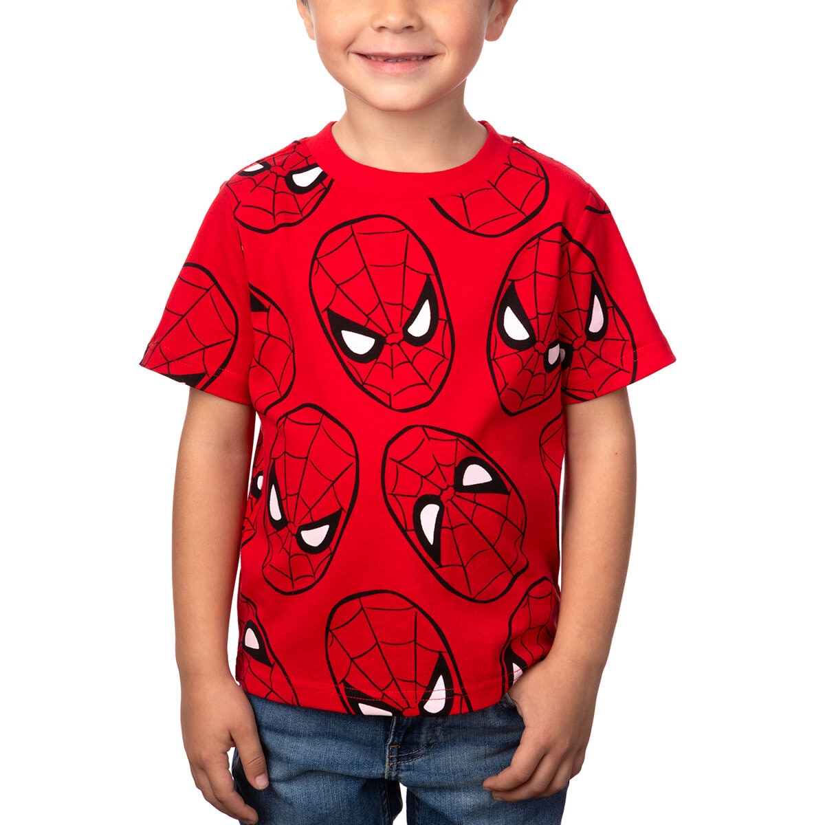 Marvel Playera 4 piezas para Niños o Niñas Spider-Man 7 Años