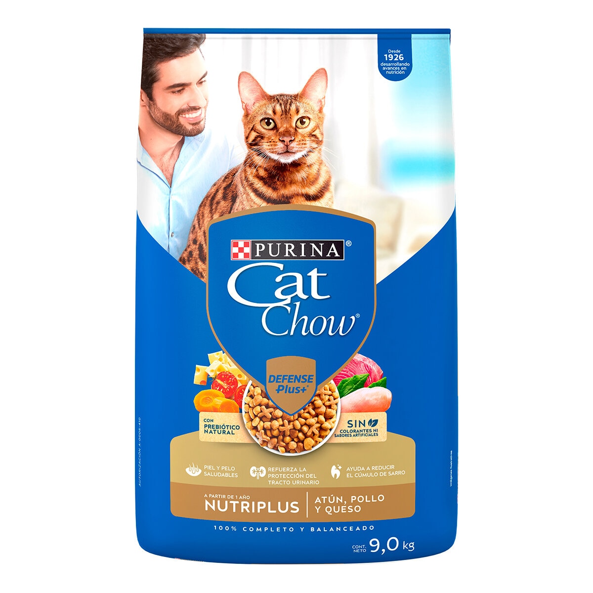  Cat Chow Purina Alimento para Gato 9kg