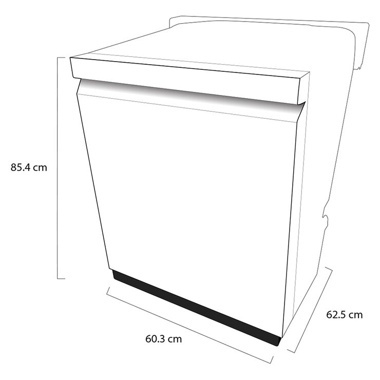 LG Lavavajillas 60cm 15 Servicios de Empotre