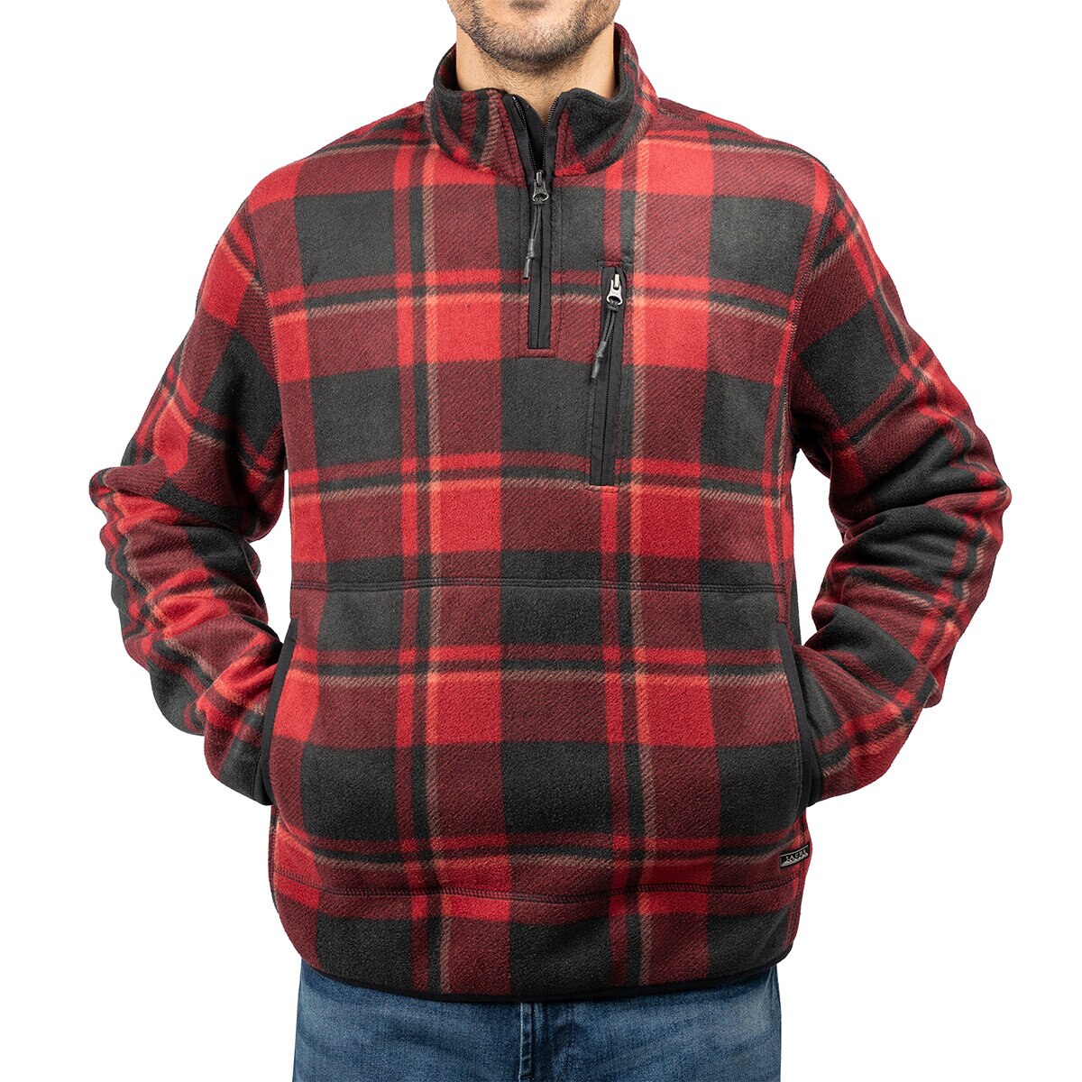 Jachs Sudadera tipo chamarra para Caballero Rojo Chica Jachs Sudadera tipo chamarra para Caballero Rojo Chica