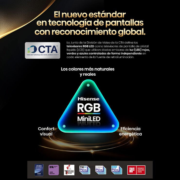 Hisense Pantalla 100" RGB Miniled 4K Google TV 703956 Hisense Pantalla 100" RGB Miniled 4K Google TV 703956