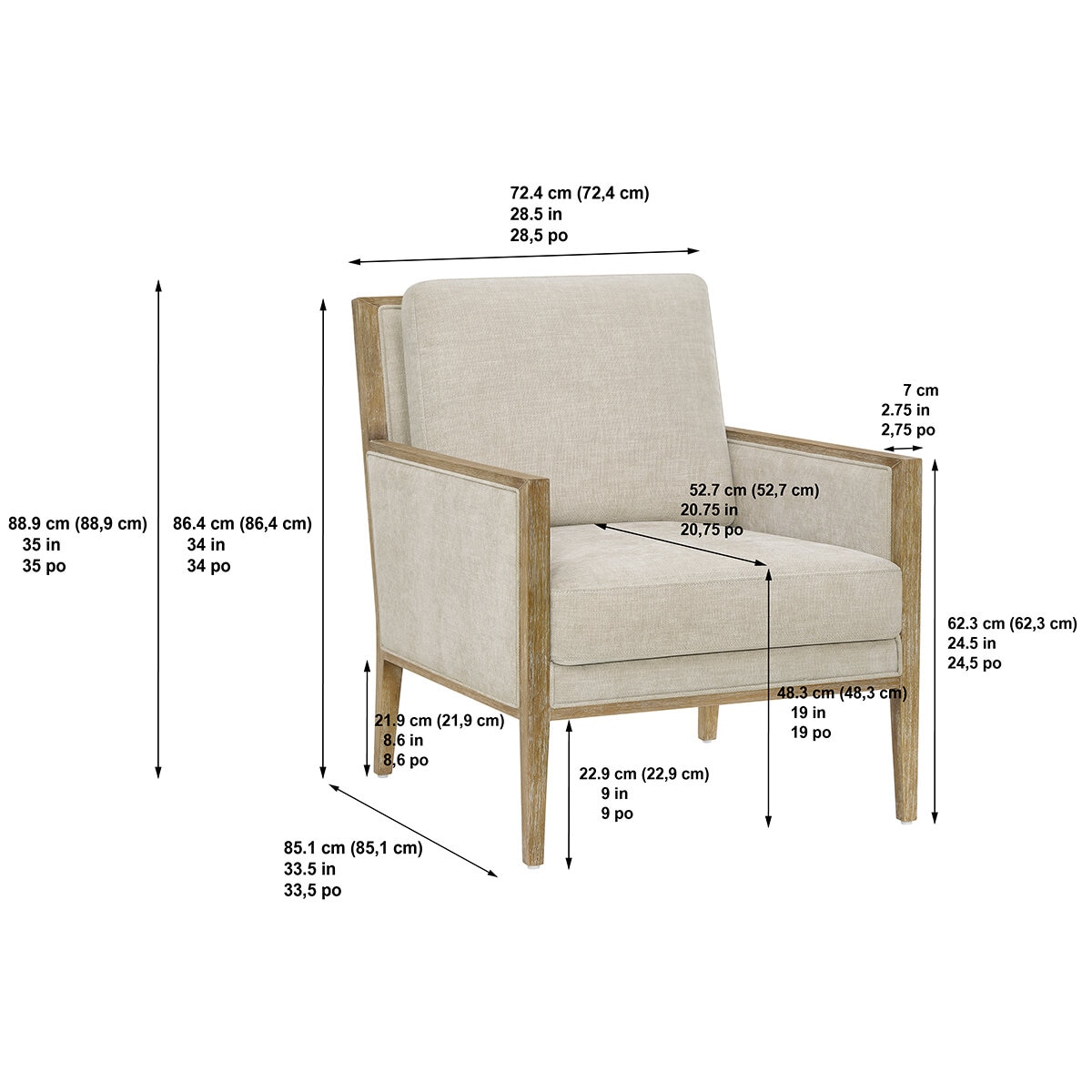 Thomasville, Silla Decorativa de Tela